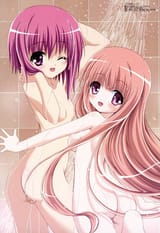 yande.re 194573 ass bathing hakamada_hinata loli minato_tomoka naked ro-kyu-bu! wet yanagi_shinsuke