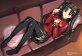 yande.re 110800 fate_stay_night fate_stay_night_unlimited_blade_works thighhighs toosaka_rin urushihara_satoshi
