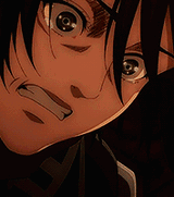 mikasa crying hard