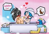 GokuhelpingBulmaandBejutatakebath