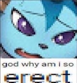 erect