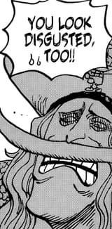 disgusted Whitebeard