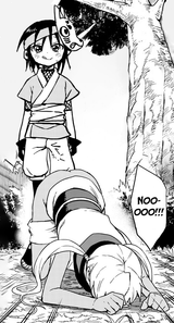 asagao about to get pollinated