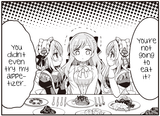 a worried yura with the twins