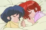 Female Ranma &amp; Akane asleep