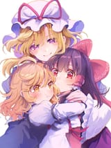 __hakurei_reimu_kirisame_marisa_and_yakumo_yukari_touhou_drawn_by_azuma_aya__c9b24c2e105b4f376709ce6fce22cba9