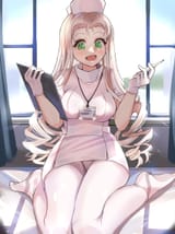 Marie preparing to give me my lethal injection