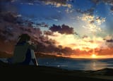 Gazing onto sunset