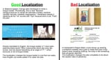 good localization vs bad localization