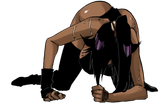 Yoruichi kneel