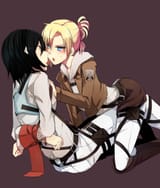 __mikasa_ackerman_and_annie_leonhart_shingeki_no_kyojin_drawn_by_hinagi_fox_priest__sample-48537d01fadff43413cebf9cc6804048
