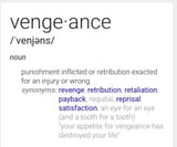 vengeance