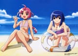 yande.re 11940 bandaid bikini cleavage feet itou_katsunobu kokubunji_koyori nakahara_komugi nurse_witch_komugi swimsuits