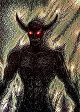 Scribble Monster Garou