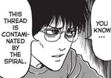 This thread is contaminaded by the spiral