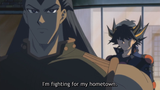 Yusei fighting for his hometown