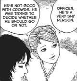 officer, he&#039;s a very shy person