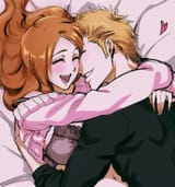 __inoue_orihime_and_kurosaki_ichigo_bleach_drawn_by_rozuberry__sample-84503bbdcbbd4560a41a8303bb4c3fbe
