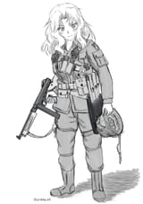 __kay_girls_und_panzer_drawn_by_porotto_yontouhei__c99d3aed30ea4f45ab386ccf51831448