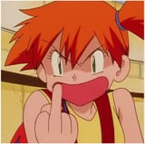 creating misty of pokemon giving the finger MYOC REDUX