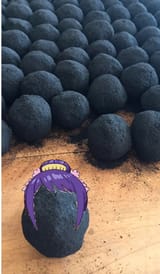 Black Charcoal Ball