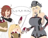 __yuudachi_yuudachi_kai_ni_bismarck_shiratsuyu_kai_ni_and_shiratsuyu_kantai_collection_drawn_by_kloah__f32bfd27f47d9d3c8f5b8056136035f2