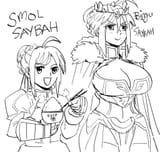 __artoria_pendragon_saber_and_artoria_pendragon_fate_and_1_more_drawn_by_bb_baalbuddy__15181fb955727bdf8920d904be8ec65b