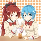 kyosaya sharing a drink