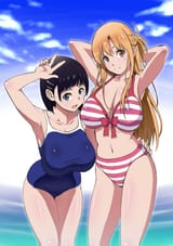 __asuna_and_kirigaya_suguha_sword_art_online_drawn_by_sanagi_torajirou__6ca4532b488589e9b712a00420c76960