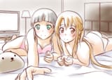 __asuna_kirigaya_suguha_and_capybara_san_sword_art_online_drawn_by_d_ten__9acbd0535baf331dc2fca5a6632db21f