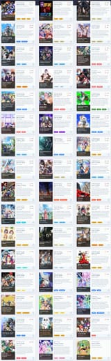 AniChart Spring 2025 Seasonal Chart