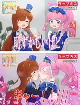 __momoyama_mirai_moegi_emo_and_nijinosaki_dia_pretty_series_and_1_more_drawn_by_anisakisu