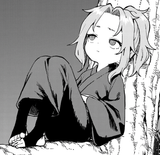 Sazanka sitting