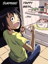 hotori devouring her cake