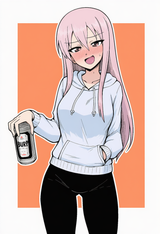 _sheska (girls und panzer), girls und panzer phase erika, pink hair, large breas s-669217400