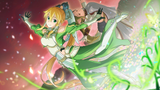 Leafa_dancing_with_Renju_amidmst_blooming_greenery_LR
