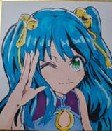 ran ran wave hi hello salute wink
