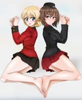 __darjeeling_and_nishizumi_maho_girls_und_panzer_drawn_by_leenvidia__sample-86bc7a28cff74c9c5ddc119baf11cc44
