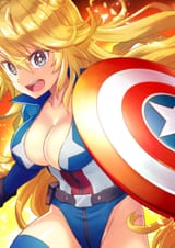 __captain_america_and_iowa_kantai_collection_and_etc_drawn_by_yumi_yumi__5c1b4dd4ae46b1eedd37c5e7d21e922e