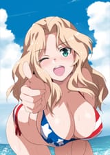 Kay Amerikini thumbs up