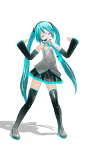 cute miku dance