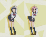 girls dancing monkey