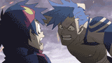 kamina knocking sense into you