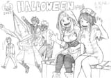 __midoriya_izuku_bakugou_katsuki_uraraka_ochaco_little_red_riding_hood_jiro_kyoka_and_4_more_original_and_5_more_drawn_by_horikoshi_kouhei__2837e6a1d549388fd20b892a5933d93f