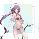 summer wet shirt natsu f23