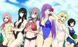 Swimsuit collage - [Noir]