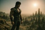 20250705_2006_Kenshiro&#039;s Apocalyptic Vista_simple_compose_01jzegt6wveykrhcjq98tqbz3x