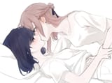 __miyagi_shiori_and_sendai_hazuki_shuuniichido_classmate_wo_kau_hanashi_drawn_by_kyo6159__158896e35865bf23f534c5c163312d5f