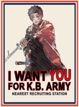 kagurabachi kgb army i want you