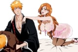 __inoue_orihime_and_kurosaki_ichigo_bleach_drawn_by_rozuberry__5e1bb0204d2b006b5b8d75a71d377914